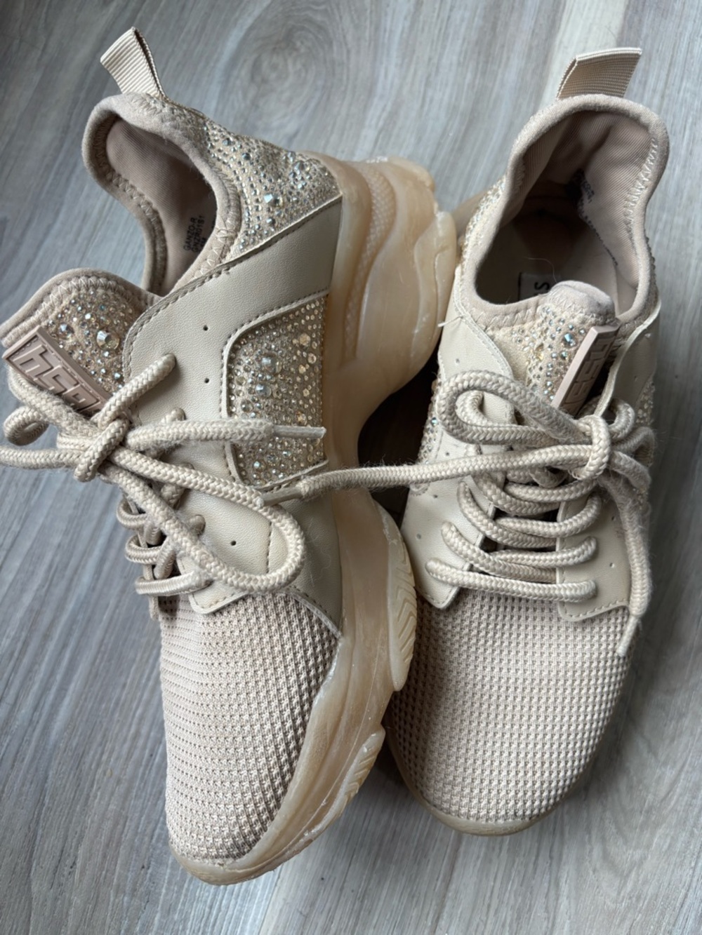 Steve Madden Ganzo Rhinestone Sneakers 7.5